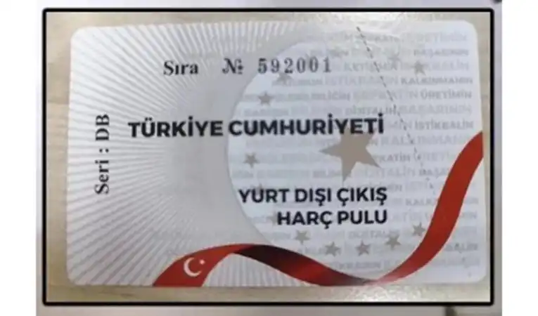 B93Ef846 B780 45C3 8D45 07B20A091A50 Yurtdışı Harç Pulu