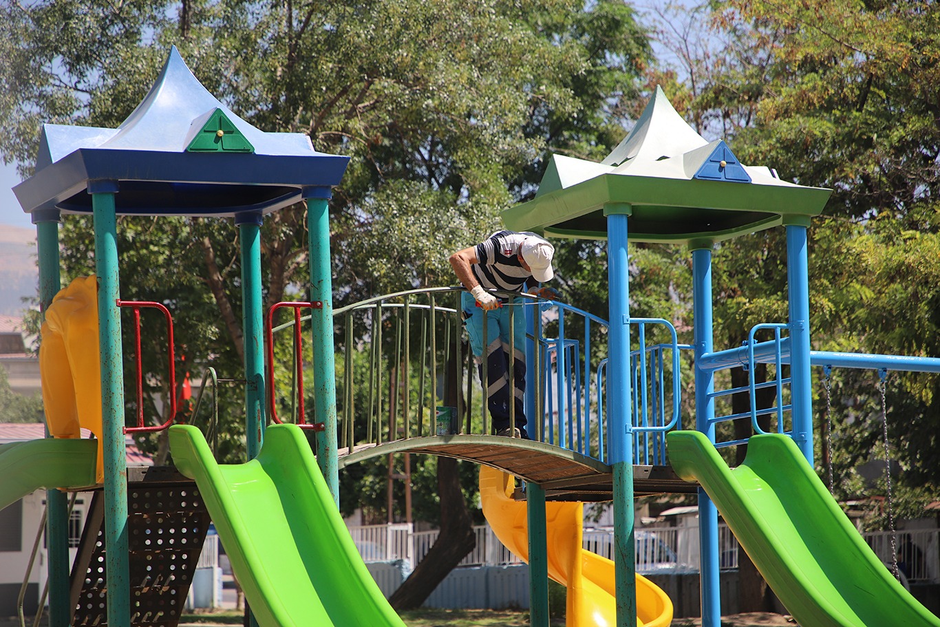 Dulkadiroğlu’nda Park Ve Bahçeler Yaza Hazır1
