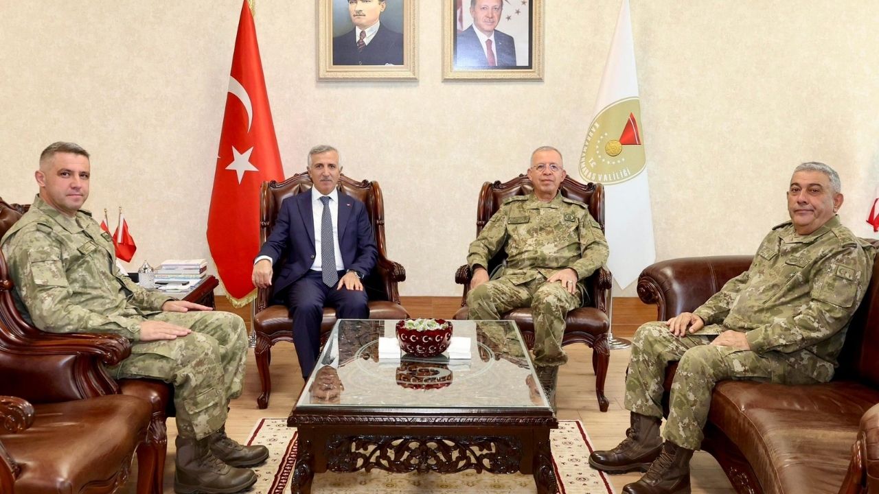 2’Nci Ordu Komutanı Korgeneral'den Vali Ünlüer’e Ziyaret