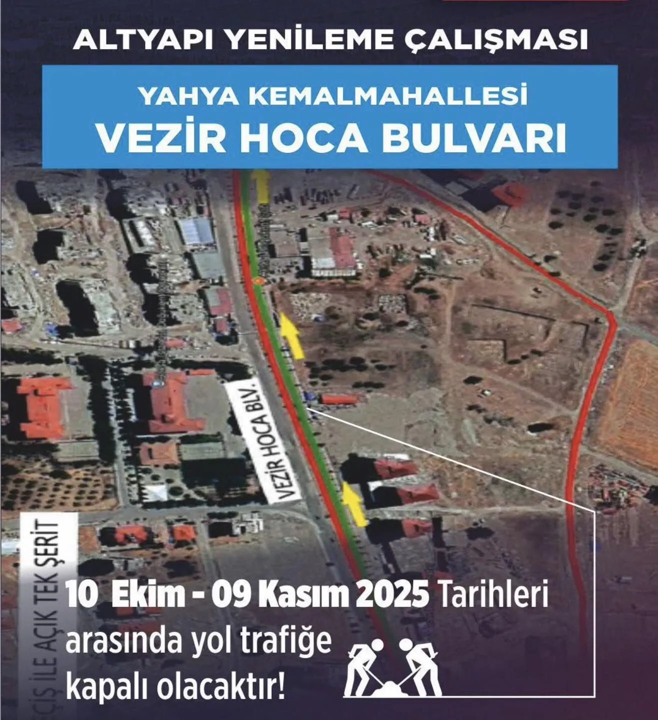 Kahramanmarasta Iki Kritik Nokta 1 Ay Boyunca Trafige Kapali Olacak 1
