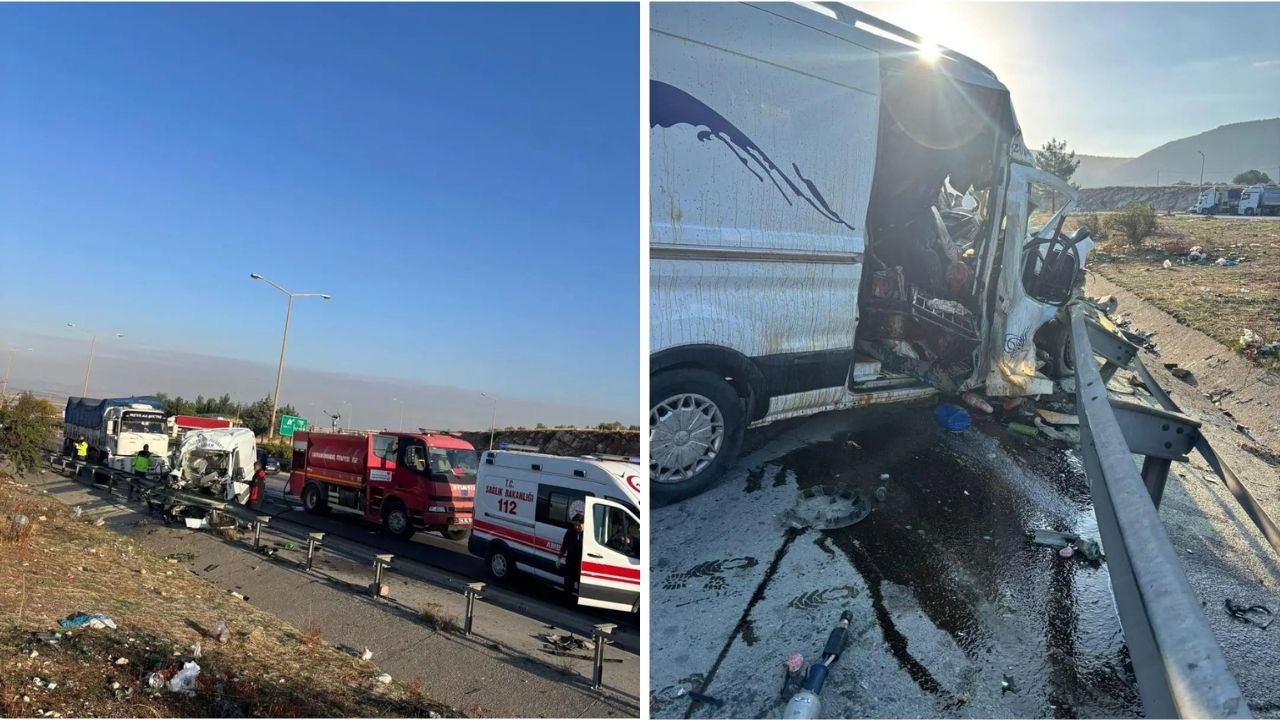 Kahramanmaraş'ta Trafik Kazası 1 Ölü, 1 Yaralı (1)