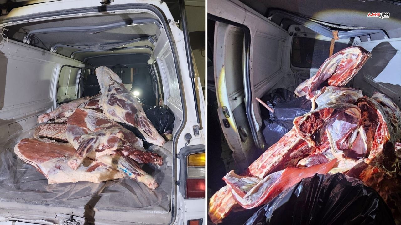 1 Ton Kaçak Kırmızı Et Imha Edildi Ajans344 (1)