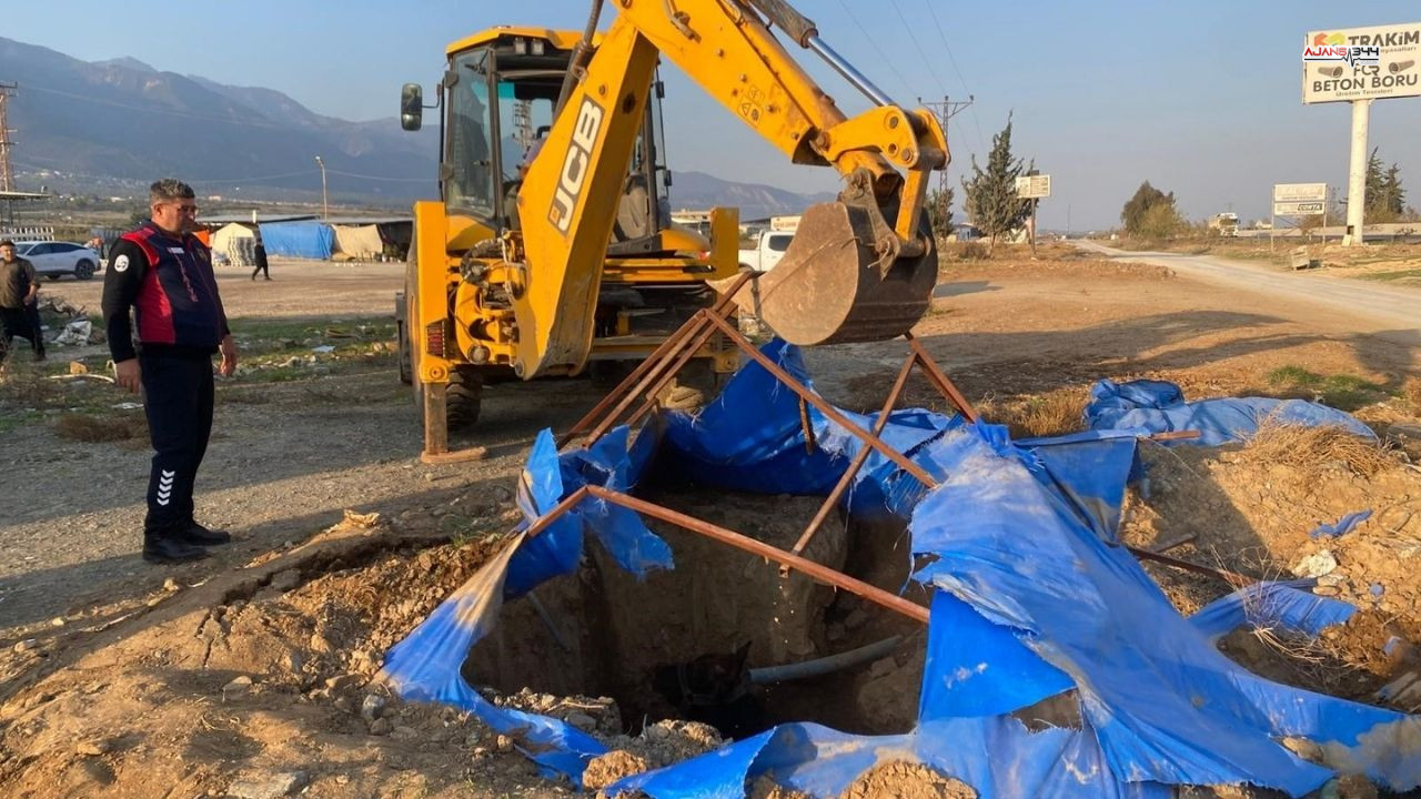 Çukura Düşen Büyükbaş Hayvan Kurtarıldı Ajans344 (3)