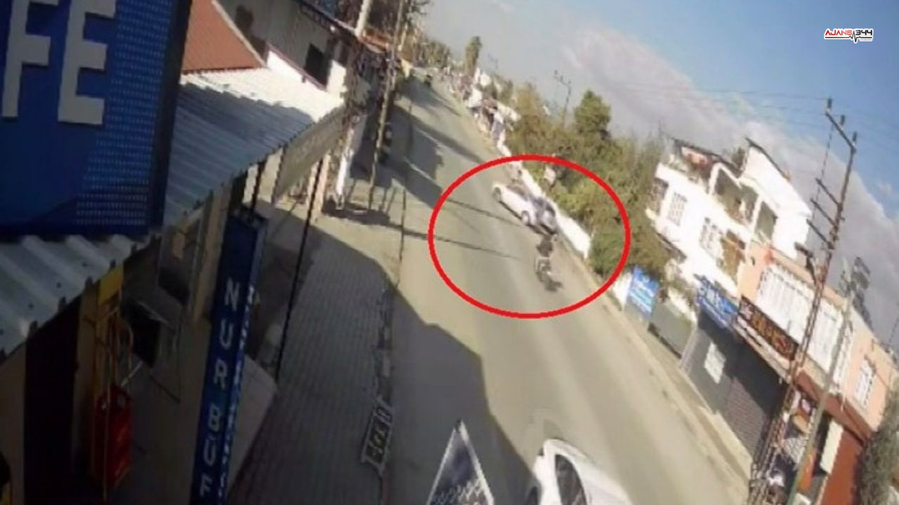 Motor Ok Gibi Saplandı Arabaya Ajans344