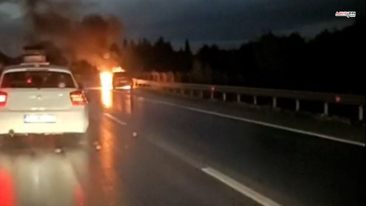 Araç Yangını Ajans344 (1)