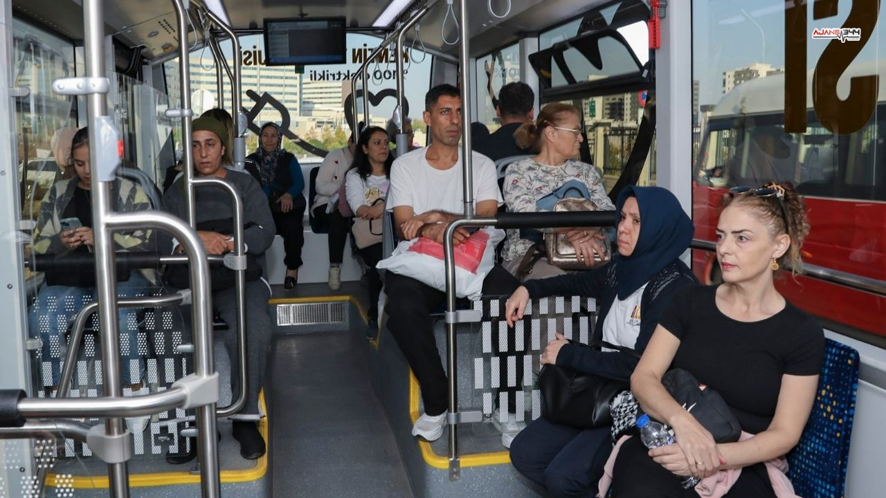 Elektirkli Otobüslerler Hizmete Basladı Ajans344