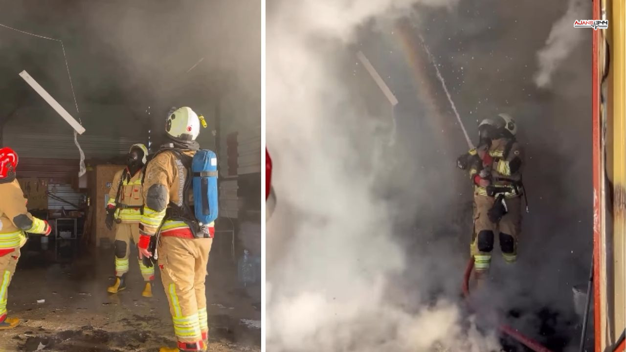 Kahramanmaraş'ta Iş Yeri Yangını Kontrol Altına Alındı (1)