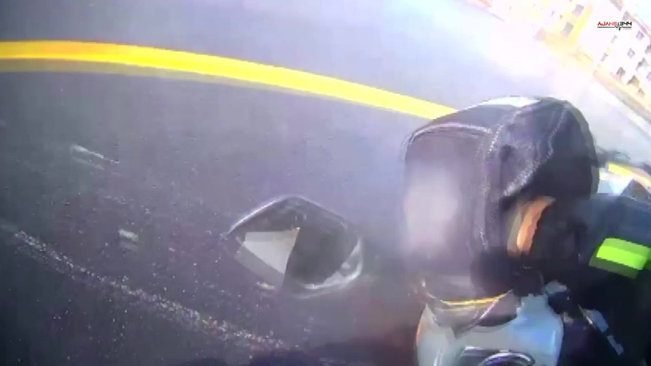 Kaza Yapan Motora Yardıma Kosan Sürücü Ajans344 (3)