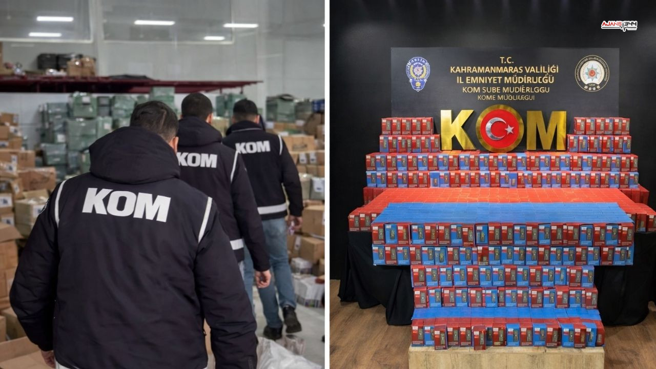 KOM’dan Kahramanmaraş’ta 3,5 Milyon Liralık Kaçak Telefon Operasyonu