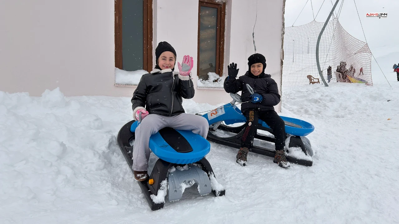 Kahramanmaraş’ta Yedikuyular Kayak Merkezi’ne Yoğun Hafta Sonu İlgisi (7)