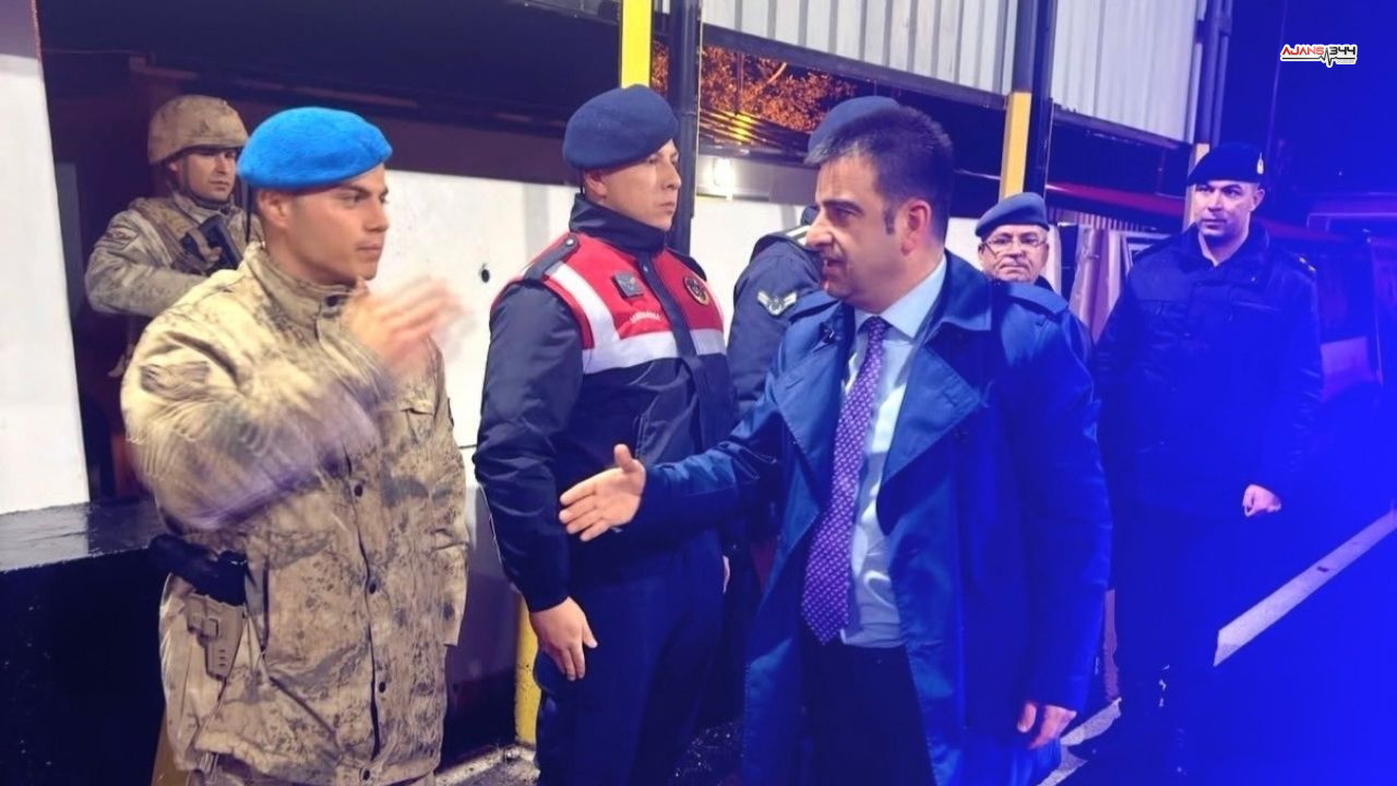 Nöbetçi Polislere Süpriz Ziyaret Ajans344 (3)