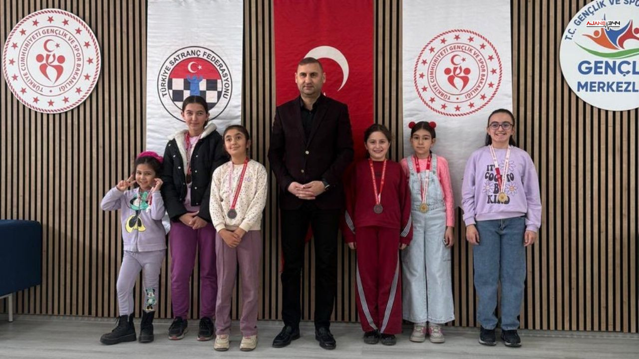 Kahramanmaraş'ta Kadınlar İl Birinciliği Satranç Müsabakaları sonuçlandı