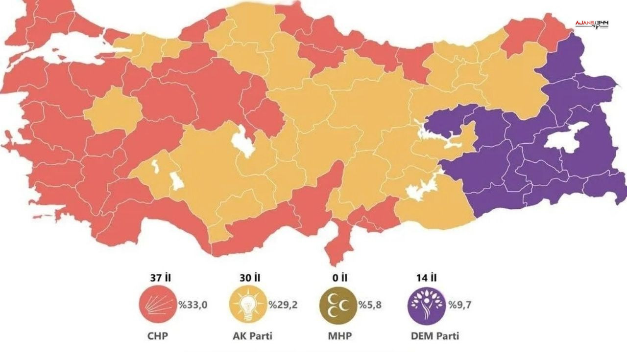 Siyasi harita açıklandı! Kahramanmaraşlılar hangi partiyi destekliyor?