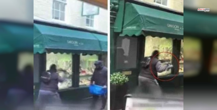 Londra Da Gunduz Vakti Soke Eden Kuyumcu Soygunu Balyozlu Saldiri Anbean Kaydedildi 1769950695