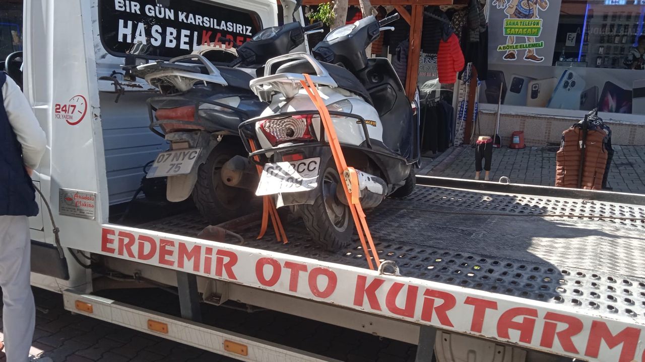 Polisten kaçan ehliyetsiz motosiklet sürücüsü yakalandı