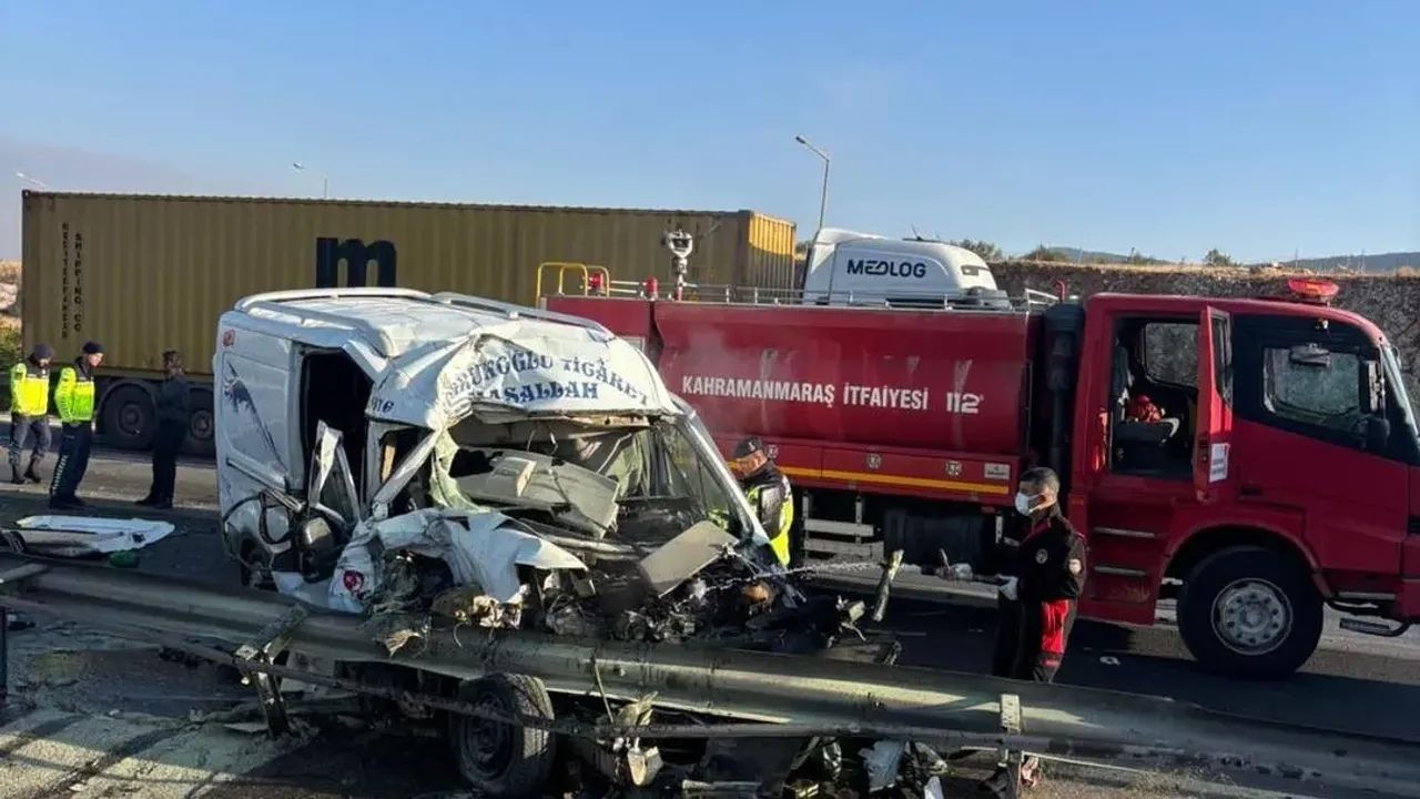 Kahramanmaraş'ta Trafik Kazası: 1 Ölü, 1 Yaralı