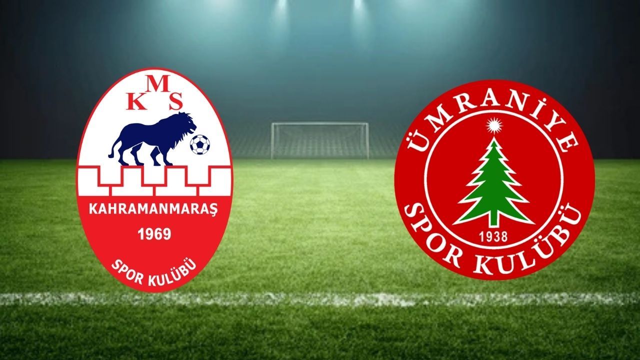Kahramanmaraşspor ve Ümraniyespor'un Kadroları Belli Oldu