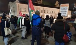 Polonya‘da eksi 4 derecede Filistin'e destek gösterisi