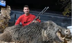 Bahçesine tebelleş olan dev domuzu, 7 yılın sonunda öldürdü