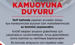 Kahramanmaraş’ta Su Kesintisi