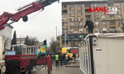 Trabzon Caddesi konteyner çarşı taşınıyor