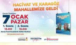 Hacivat ve Karagöz, Eğlenceli Bir Gösteriyle Kahramanmaraşlı Minikleri Buluşturuyor