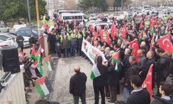 Kahramanmaraş'ta şehitleri anma, Filistin'e destek yürüyüşü