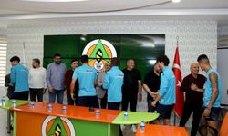 Alanyaspor’da bayramlaşma töreni yapıldı