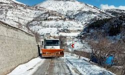 Kahramanmaraş'ta kar mesaisi devam ediyor