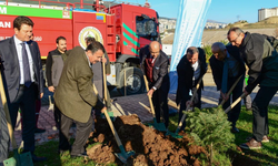 KSÜ'de "Geleceğe Nefes, Cumhuriyete Nefes" Kampanyası Kapsamında Fidan Dikildi