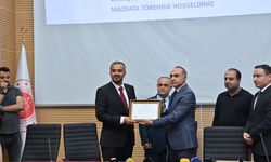 Hanifi Toptaş mazbatasını aldı