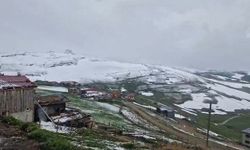 Karadeniz yaylalarında kış geri döndü