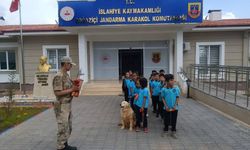 İlkokul öğrencilerinden jandarmaya ziyaret