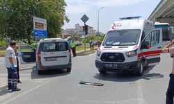 Kazaya giden ambulans kaza yaptı