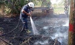 Altınözü’nde bahçe yangını