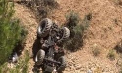 Kahramanmaraş’ta traktör uçuruma yuvarlandı