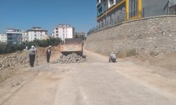 Dulkadiroğlu Belediyesi Ballıca Mahallesi'nde Yol Onarımında