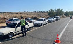 Gaziantep'te emniyet kemeri denetiminde 20 sürücüye ceza