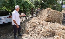 Balya taşıyan kamyonların tedbirsizliği vatandaşı canından bezdirdi