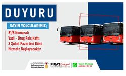 Kahramanmaraş’ta Yeni Vadi-Oruç Reis Hattı Başlıyor