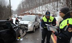 Alkollü otomobil sürücüsü, kızak şenliğine giden aileye dehşeti yaşattı