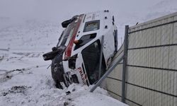 Kahramanmaraş'ta ambulans kazası: 3 yaralı