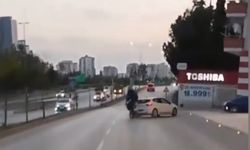 Motosiklet Kazası Kask Kamerasına Yansıdı