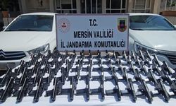 2 otomobilde 70 tabanca ele geçirildi: 2 tutuklama