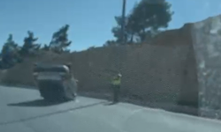 Kahramanmaraş’ta Trafik Kazası: Araç Ters Döndü