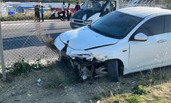 Otomobille Çarpışan Motosikletin Sürücüsü Yaralandı