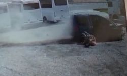 Sara Nöbeti Geçiren Sürücü Kontrolden Çıktı, Araç Tankere Çarptı!
