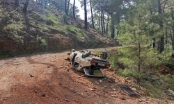 Şarampole Uçan Otomobilin Sürücüsü Yaralandı
