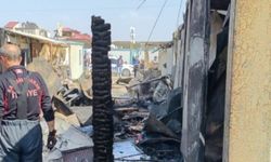 Kahramanmaraş’ta Konteyner Küle Döndü