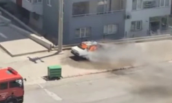Kahramanmaraş’ta Araç Alev Aldı